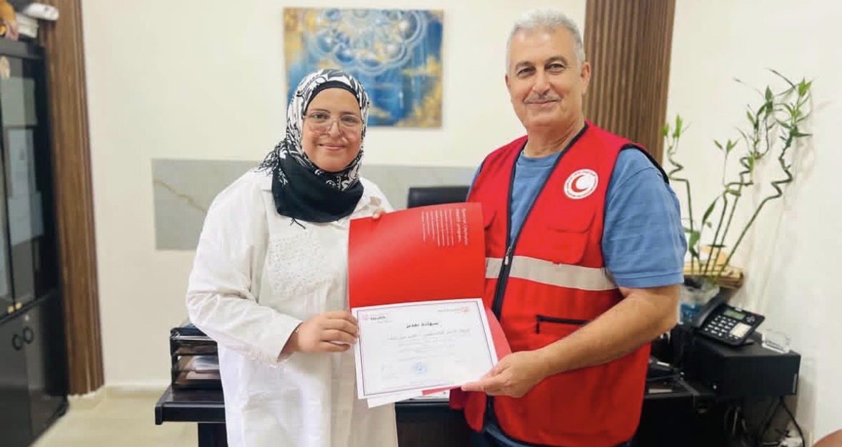 الأولمبياد الخاص اللبناني يكرّم جمعية الهلال الأحمر الفلسطيني
