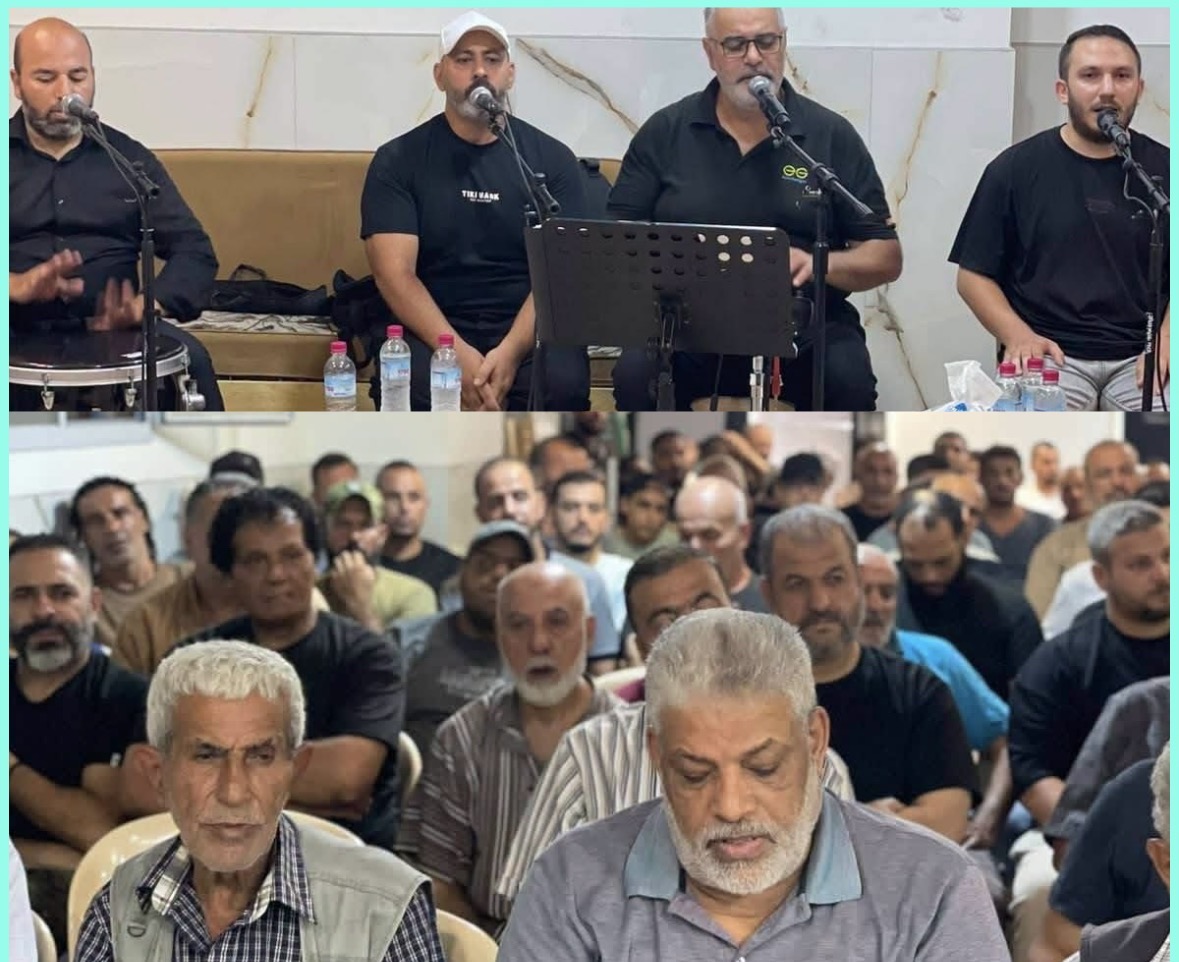 مجلس ذكرى المولد النبوي الشريف عن روح الشهيد المقاتل البطل وسيم راشد (ابن مخيم البداوي).