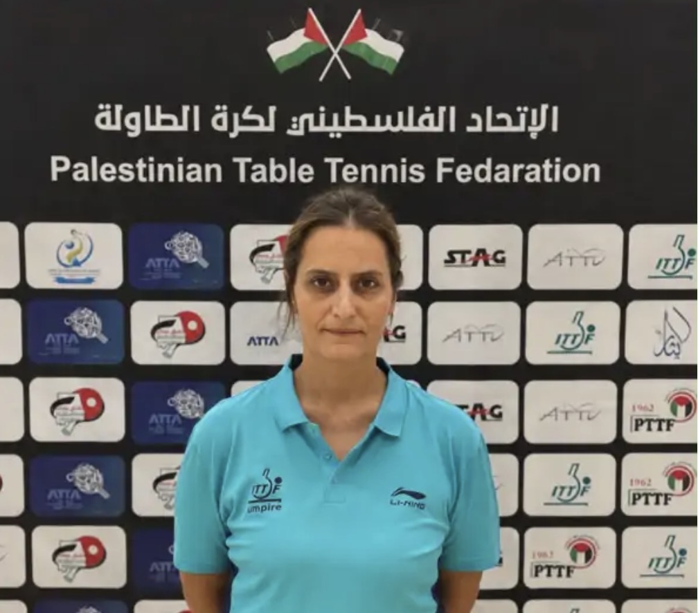 أماني دروزة تمثل فلسطين في تحكيم كرة الطاولة بدورة الألعاب الآسيوية