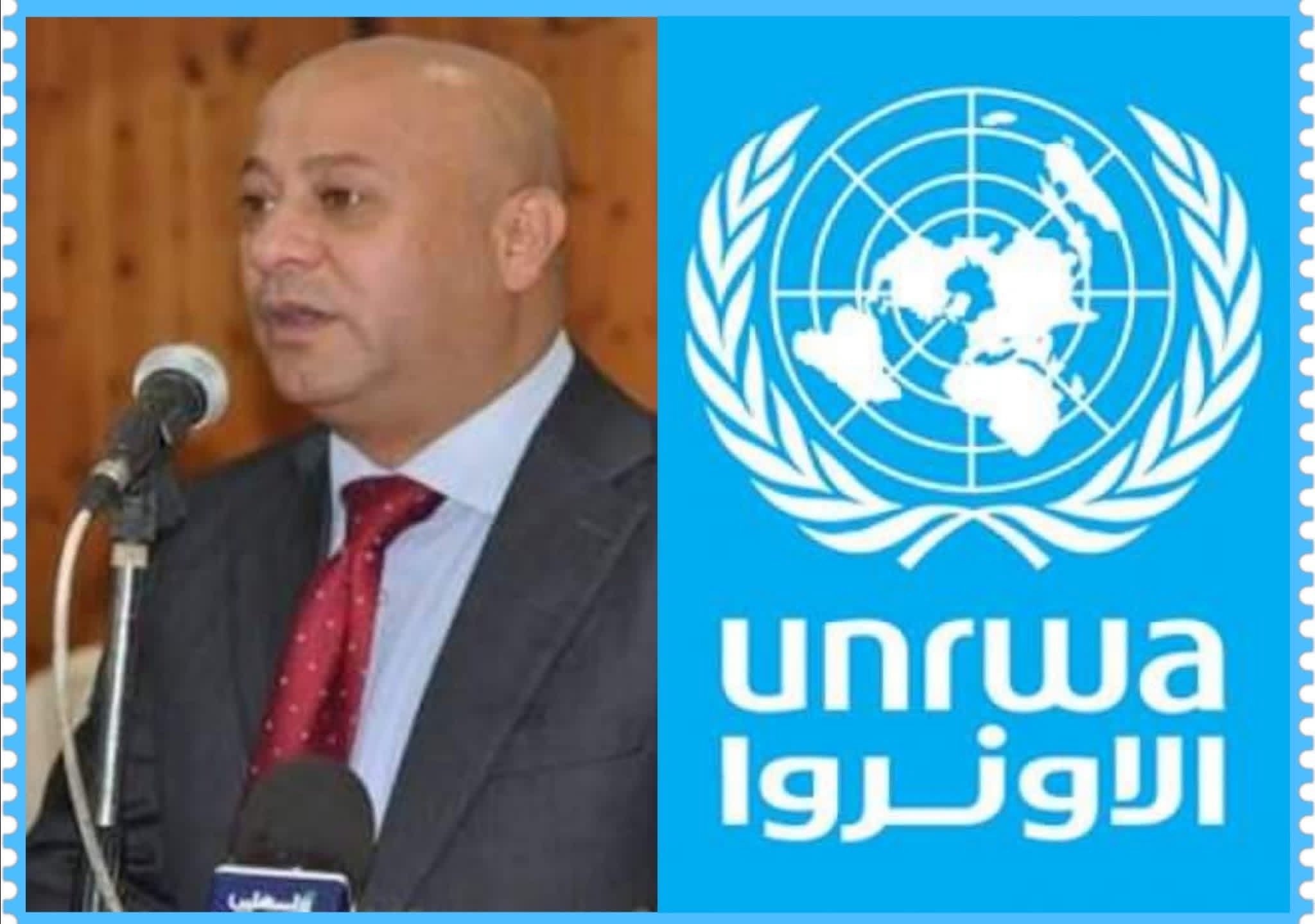 أبو هولي يحذر من إجراءات تمس العاملين في وكالة الاونروا نتيجة العجز المالي في ميزانيتها الاعتيادية ويدعو إلى تأمين تمويل مستدام للوكالة