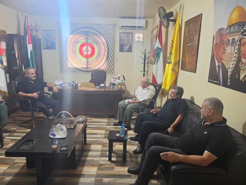 قائد قوات الأمن الوطني  في شمال لبنان يستقبل وفداً من الهلال الأحمر الفلسطيني ويؤكد أهمية تعزيز التكامل لخدمة أبناء شعبنا
